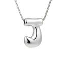 Balloon Bubble Letter Necklace