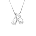 Balloon Bubble Letter Necklace