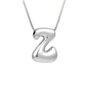 Balloon Bubble Letter Necklace